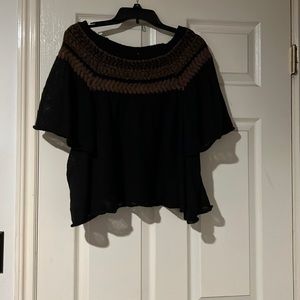 Oversized thin sweater top